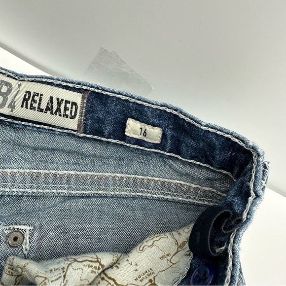 Ariat B4 Jeans Boys Size 16 Relaxed Boot Cut Denim Work Cowboy - Picture 9 of 12